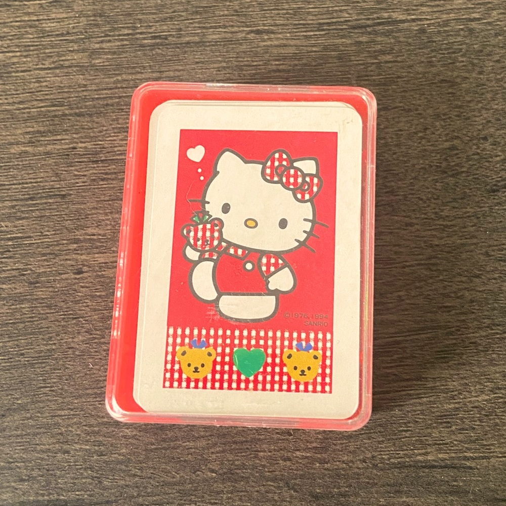 Hello Kitty mini deck of playing cards